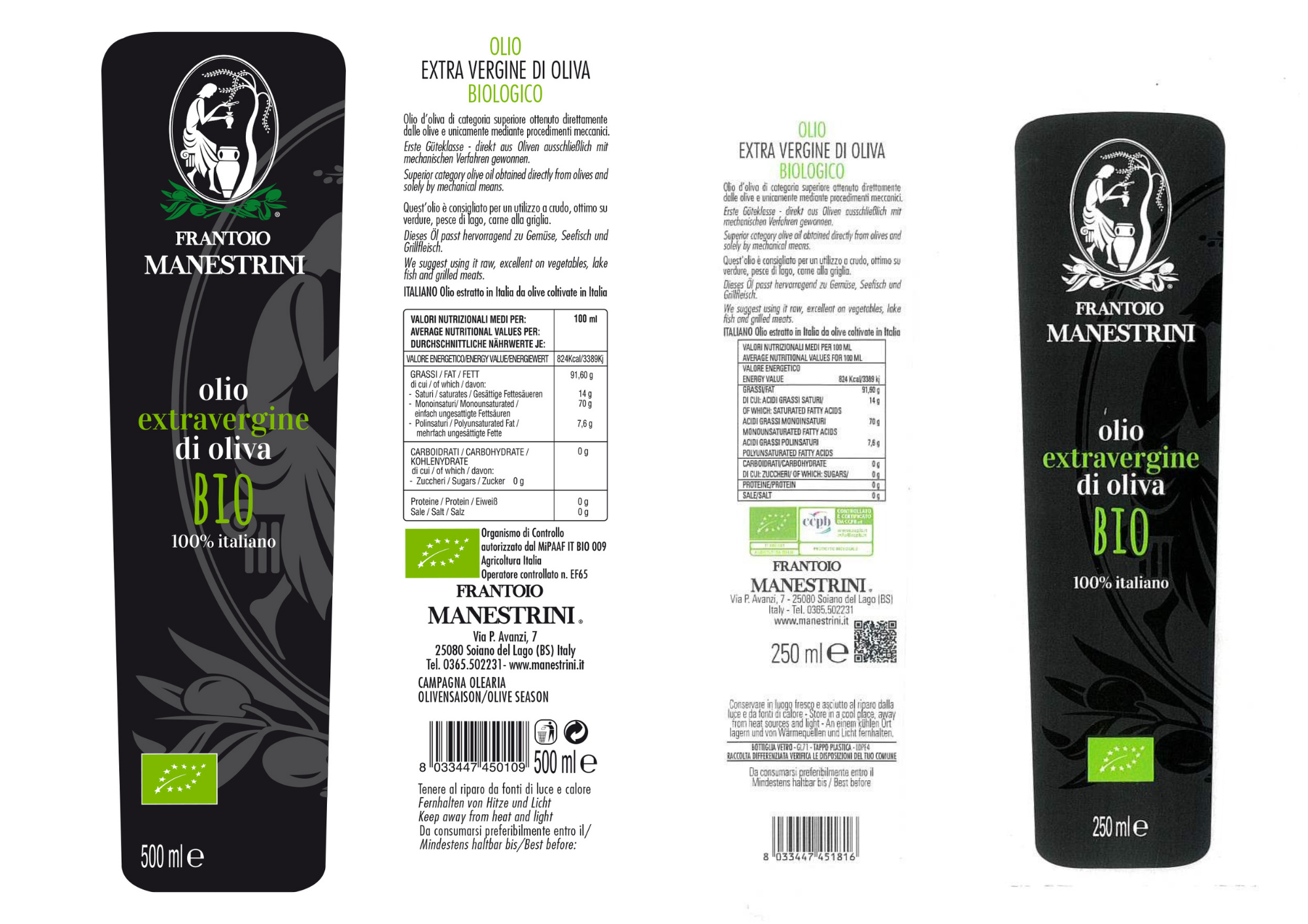 BIO 05 025 Olio Extravergine Di Oliva 100% Italiano Biologico - immagine 4